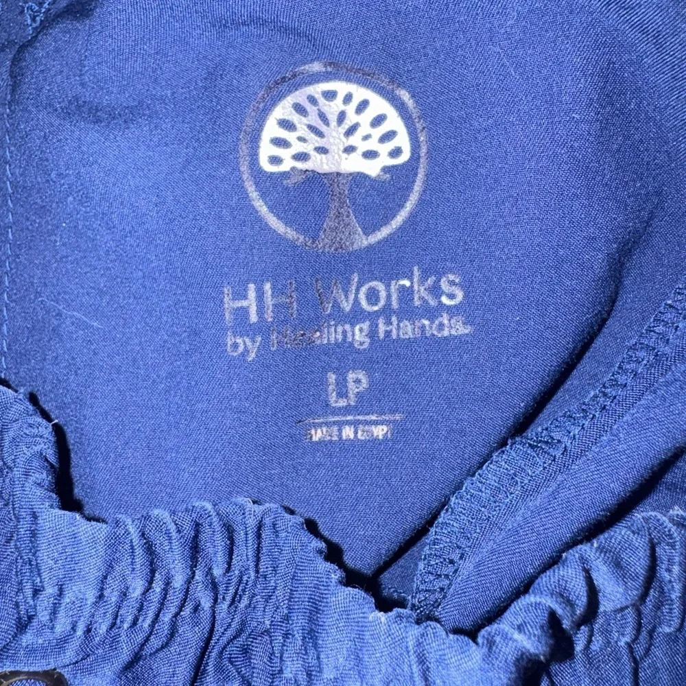Healing Hands Navy Blue Loose Fit Joggers - Picture 3 of 4